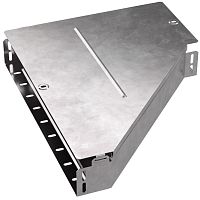 Переходник левый для лотка с крышкой Промрукав Стандарт 500х200х80 картинка